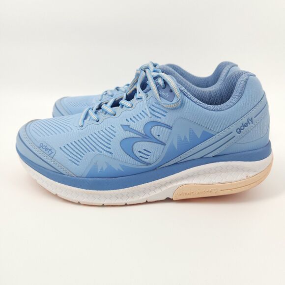 Gdefy Gravity Defyer Mighty Walker Shoes Women Size 11 Blue - Picture 3 of 9